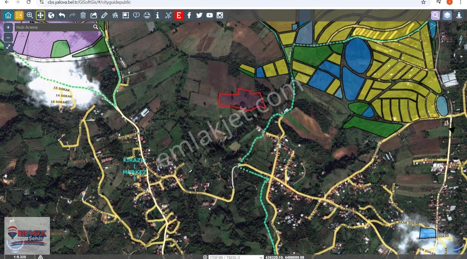 Yalova Merkez Kirazlı Da 6.746m2 Satılık Tarla Hissesi - Görsel 16