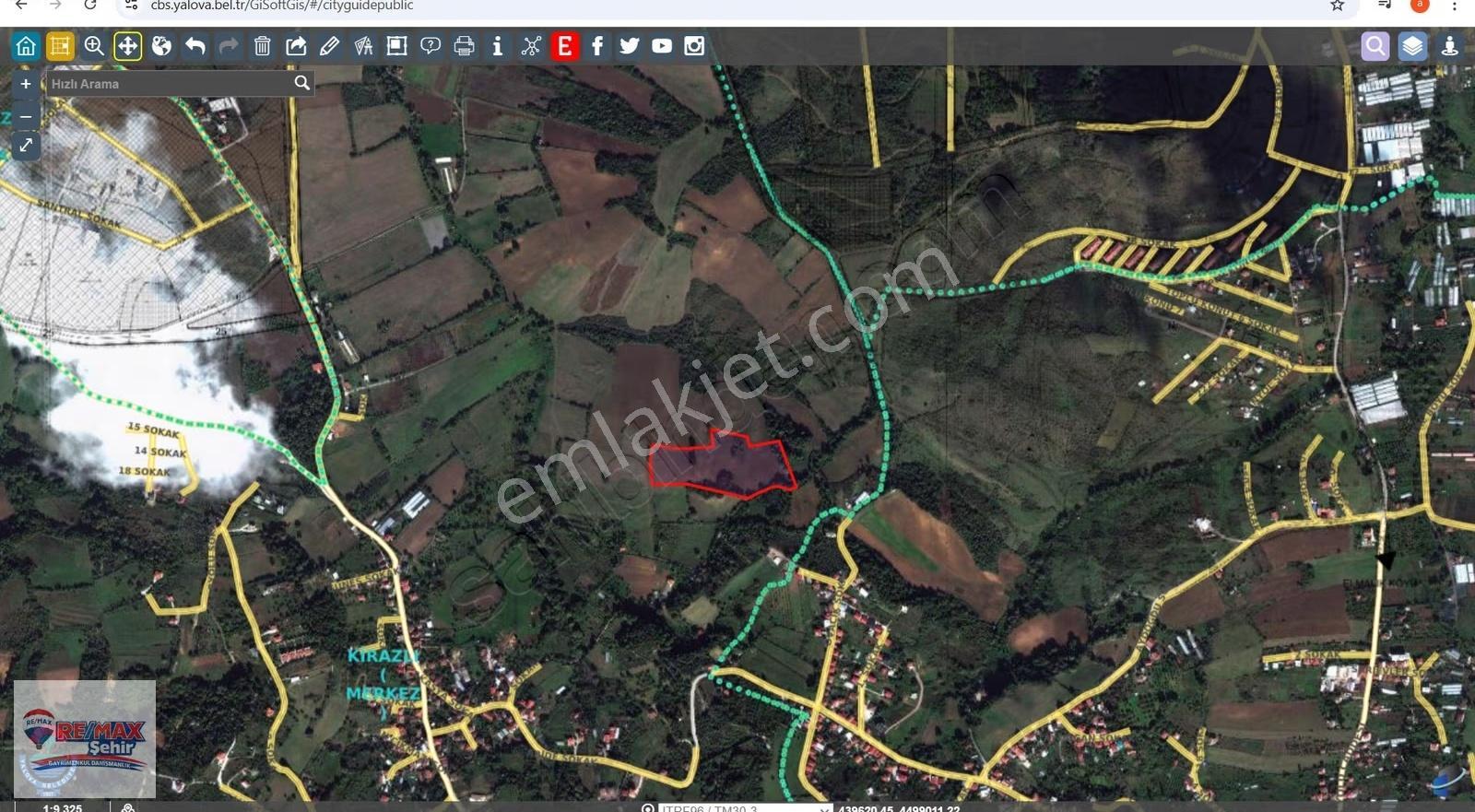 Yalova Merkez Kirazlı Da 6.746m2 Satılık Tarla Hissesi - Görsel 25