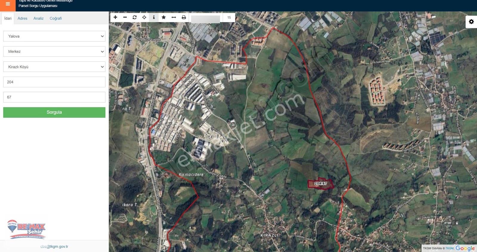 Yalova Merkez Kirazlı Da 6.746m2 Satılık Tarla Hissesi - Görsel 15