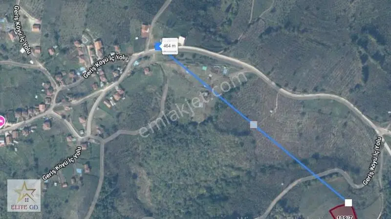 Düzce Yığılca Geriş Köyü 1880 M2 Satılık Boş Arazi - Görsel 6