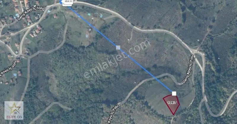 Düzce Yığılca Geriş Köyü 1880 M2 Satılık Boş Arazi - Görsel 3