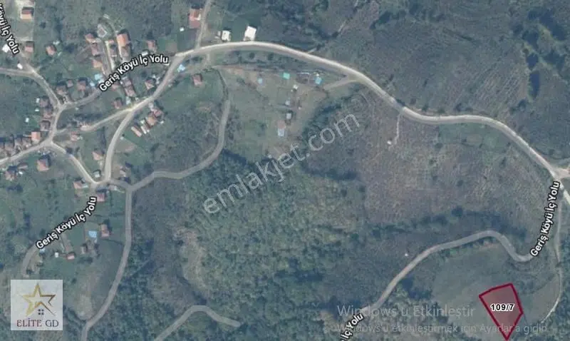Düzce Yığılca Geriş Köyü 1880 M2 Satılık Boş Arazi - Görsel 2