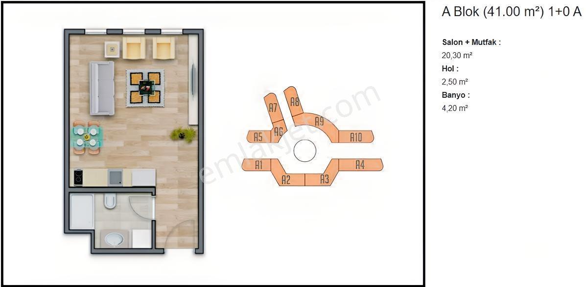 Esenyurt Meydan Ardıçlı Satılık Lüks Stüdyo Daire Apartment - Görsel 10