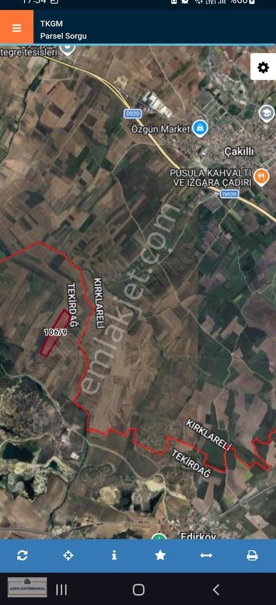 Tekirdağ Saray Edirköy Tarladan 1.904 M² Hisse - Görsel 3