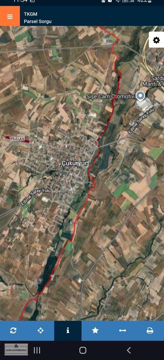 Tekirdağ Saray Çukuryurtta 7.748 M² Tek Tapu Tarla