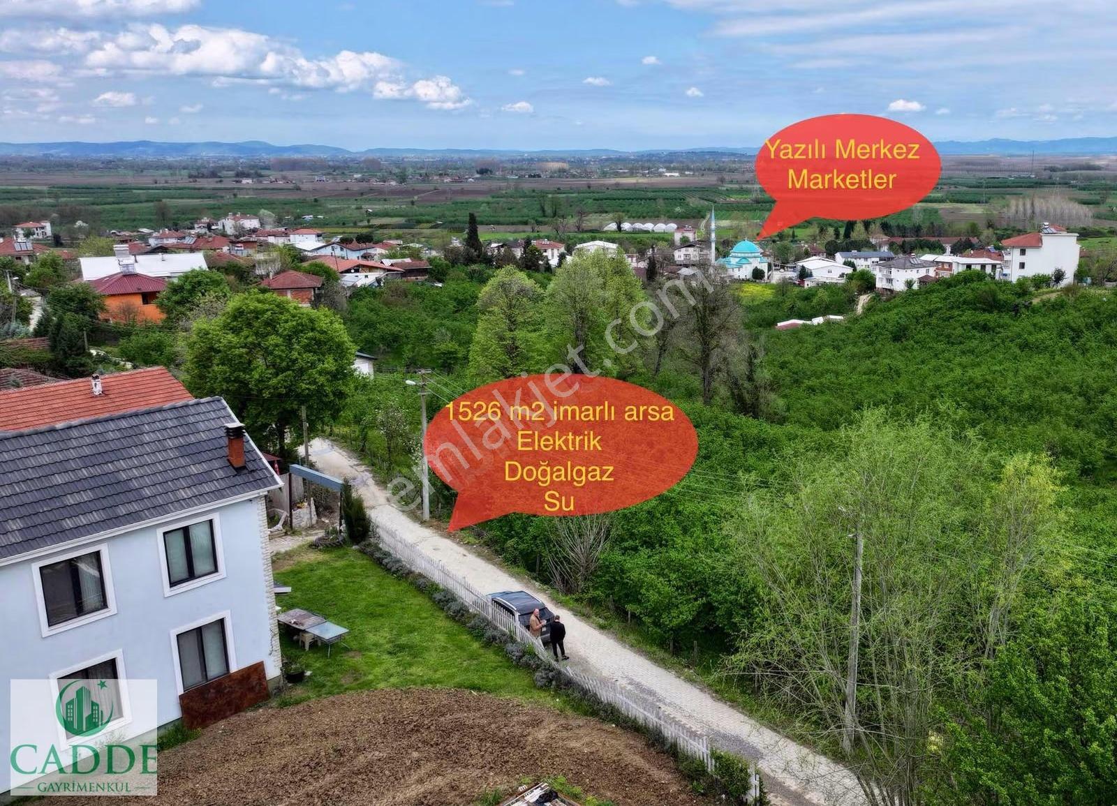 Erenler Yazılı Mahallesinde Merkeze Yakın 1244 M2 İmarlı Arsa - Görsel 15