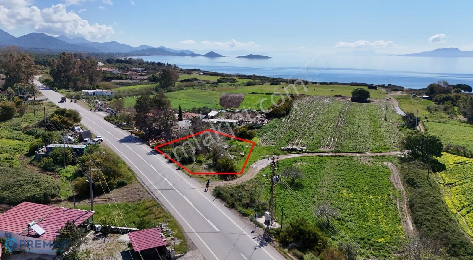 Datça Kızlan'da Anayola Sıfır, Deniz Manzaralı 814m² Tarla