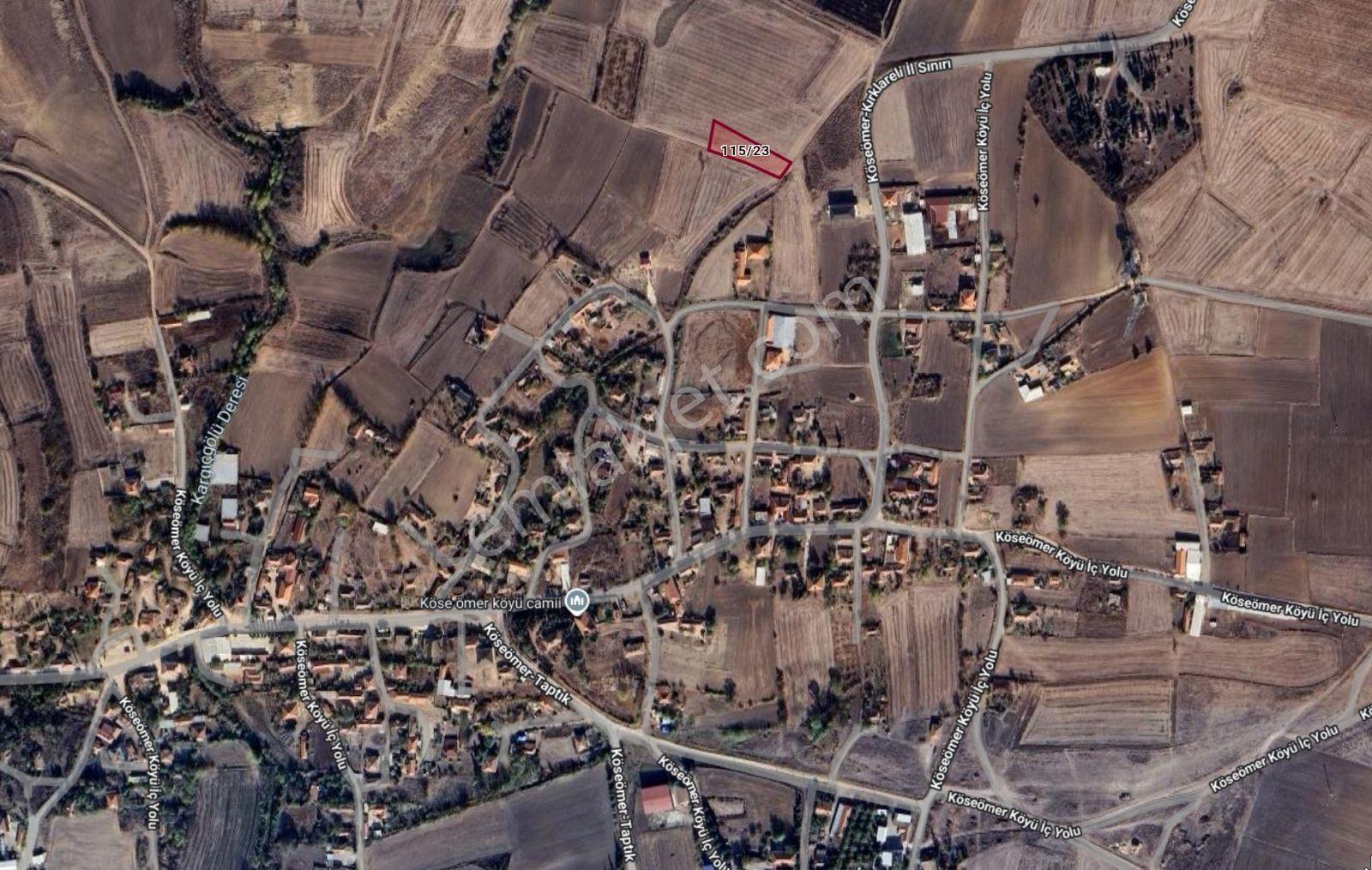 Edirne Havsa Köseömer Köyünde Acil Satılık Arsa - Görsel 2