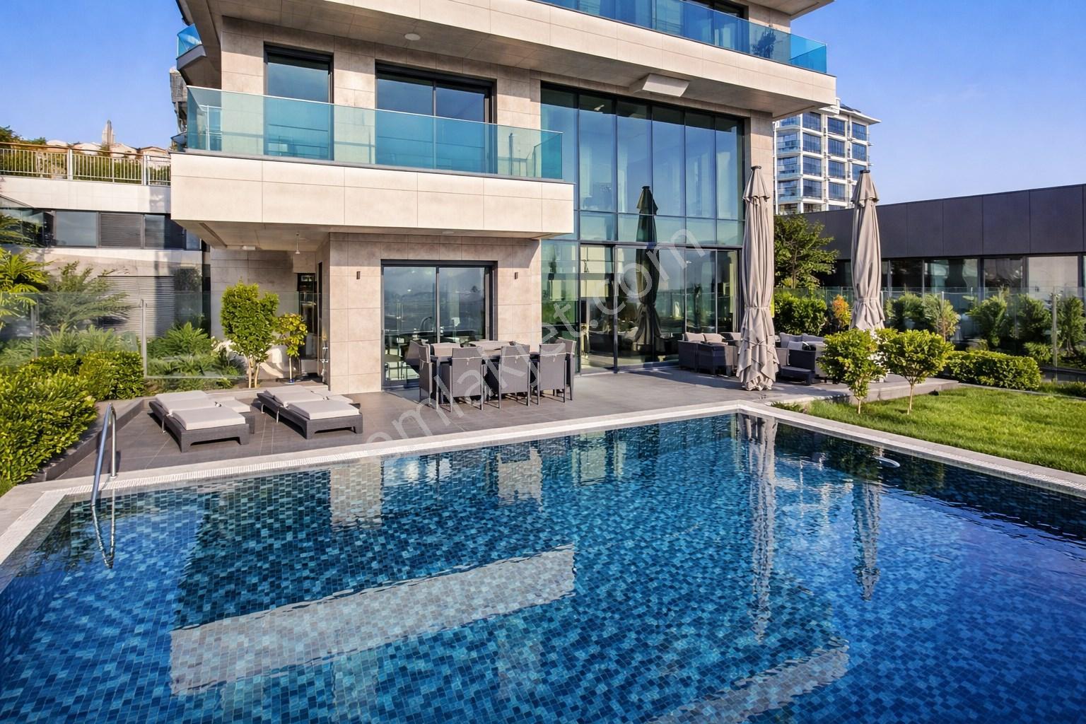 Alanya Kargıcakta Muhteşem Deniz Manzaralı Denize Sadece 50 M Ultra Lüks 6+1 Villa - Görsel 31