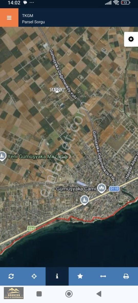 Silivri Gümüşyaka Da Satilik 1000.m2 İmarli Arsa Acil
