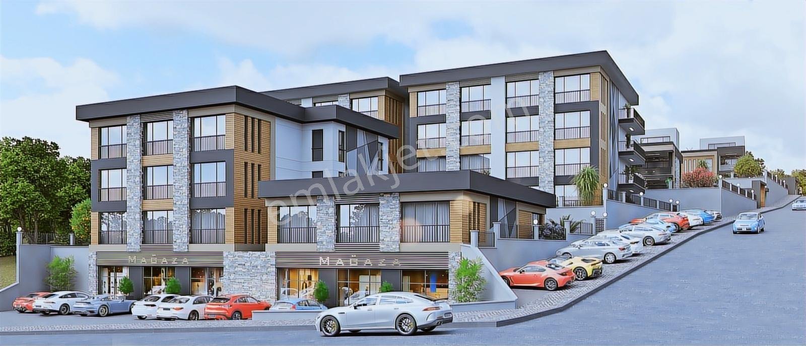 Kabaoğlun'da Üniversite Yolu Üzerinde 88 M2 1+1 Dubleks Daire