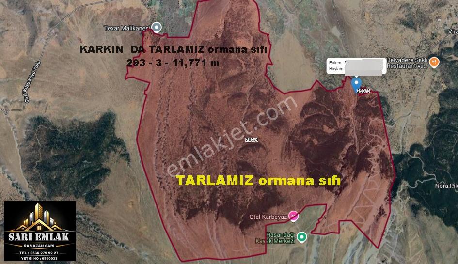 Karkında Satılık 11,771 Dönüm Tarla - Görsel 9