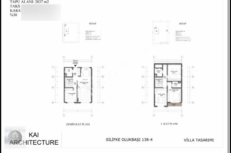 Silifke Olukbaşı 2837 Metre Arsa 12 Adet Villa Projelendirilmiş - Görsel 4