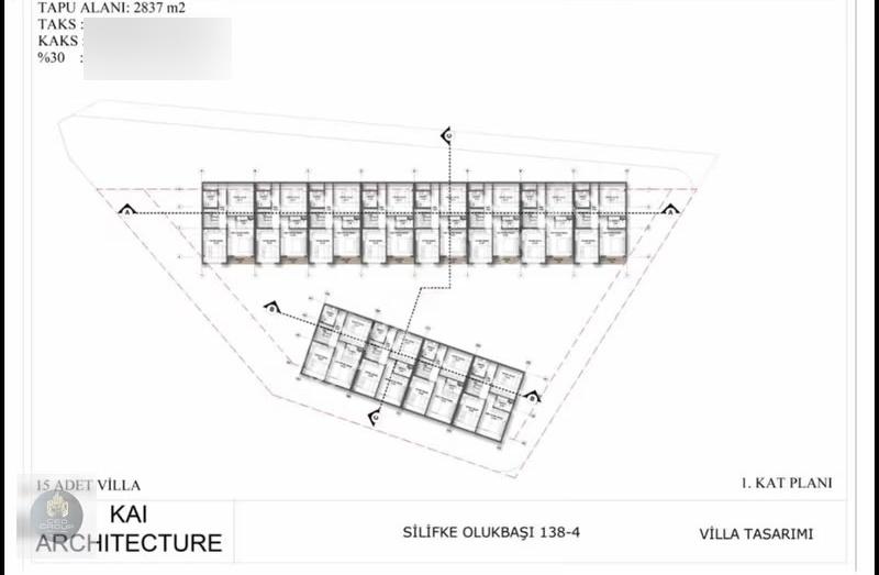Silifke Olukbaşı 2837 Metre Arsa 12 Adet Villa Projelendirilmiş - Görsel 6