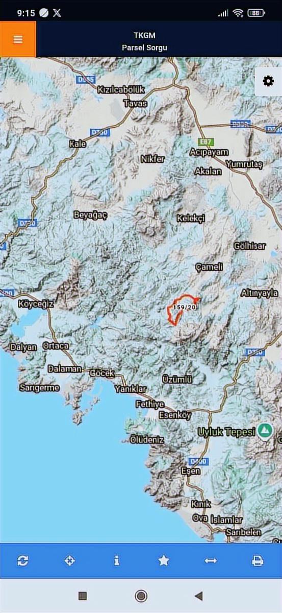 Denizli Çameli Elmalı Da Satılık Arsa - Görsel 2