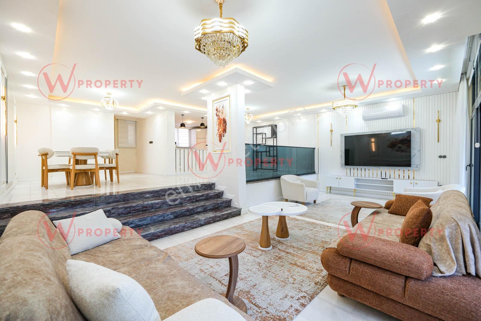W Property Soli Sitesinde Deniz Manzaralı 4+1 Tripleks Villa - Görsel 35