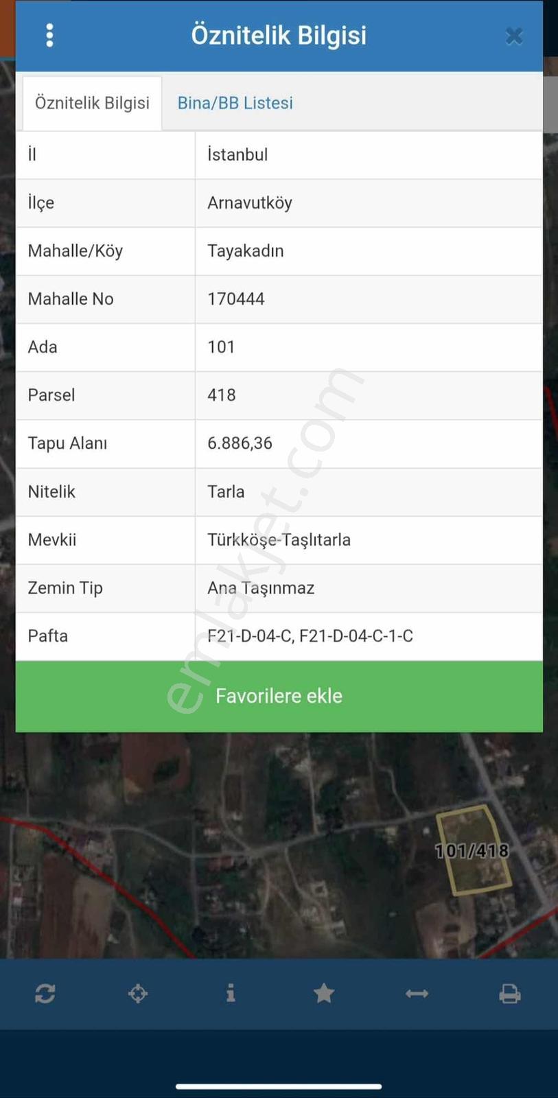 Home'dan Arnavutköyde İhtiyaçdan Dolayı Acil 189 Mt Satılık Arsa - Görsel 2