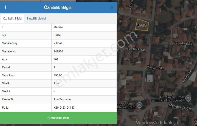 Yuvam Gayrimenkul'den Manisa Salihli Yılmaz Mah.450 M2 Satılık Arsa - Görsel 8