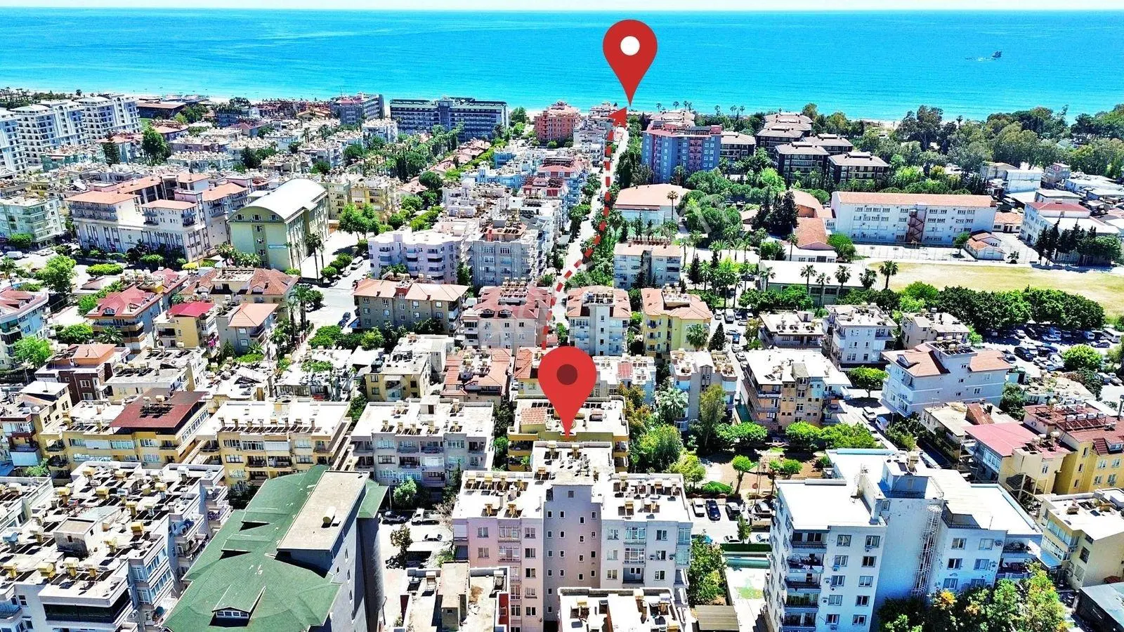 Alanya Cumhuriyet'de Denize Yakın Satılık 1+1 Eşyalı Daire