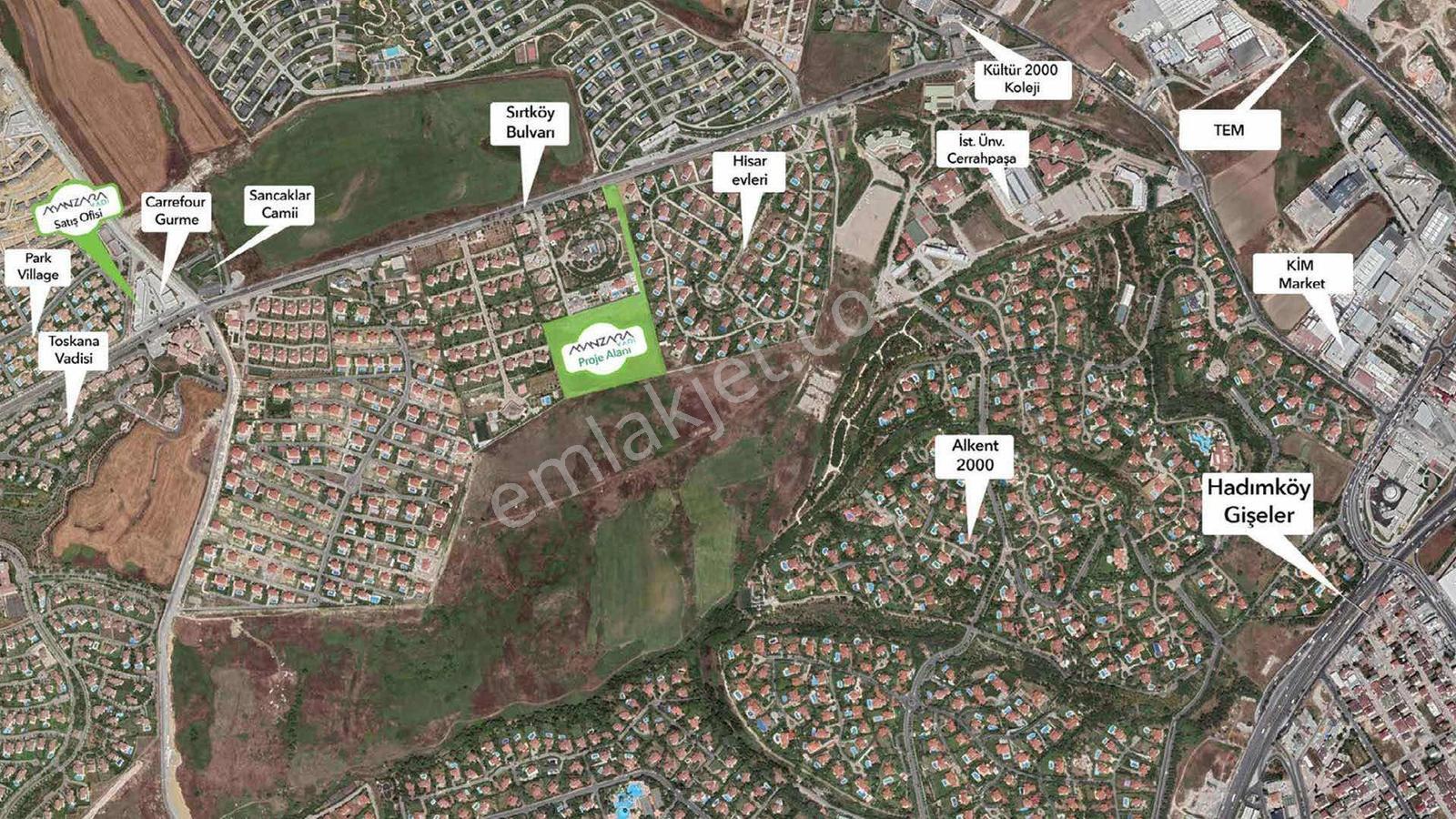 Manzara Vadi 'de Havuzlu Modern Tek Katlı 6+1 Villa - Görsel 16