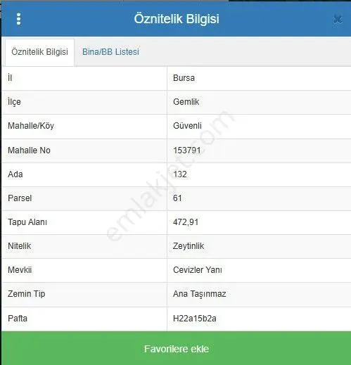 C21 Cius; Gemlik Güvenli’de Doğa İçinde 472 M² Zeytinlik - Görsel 5