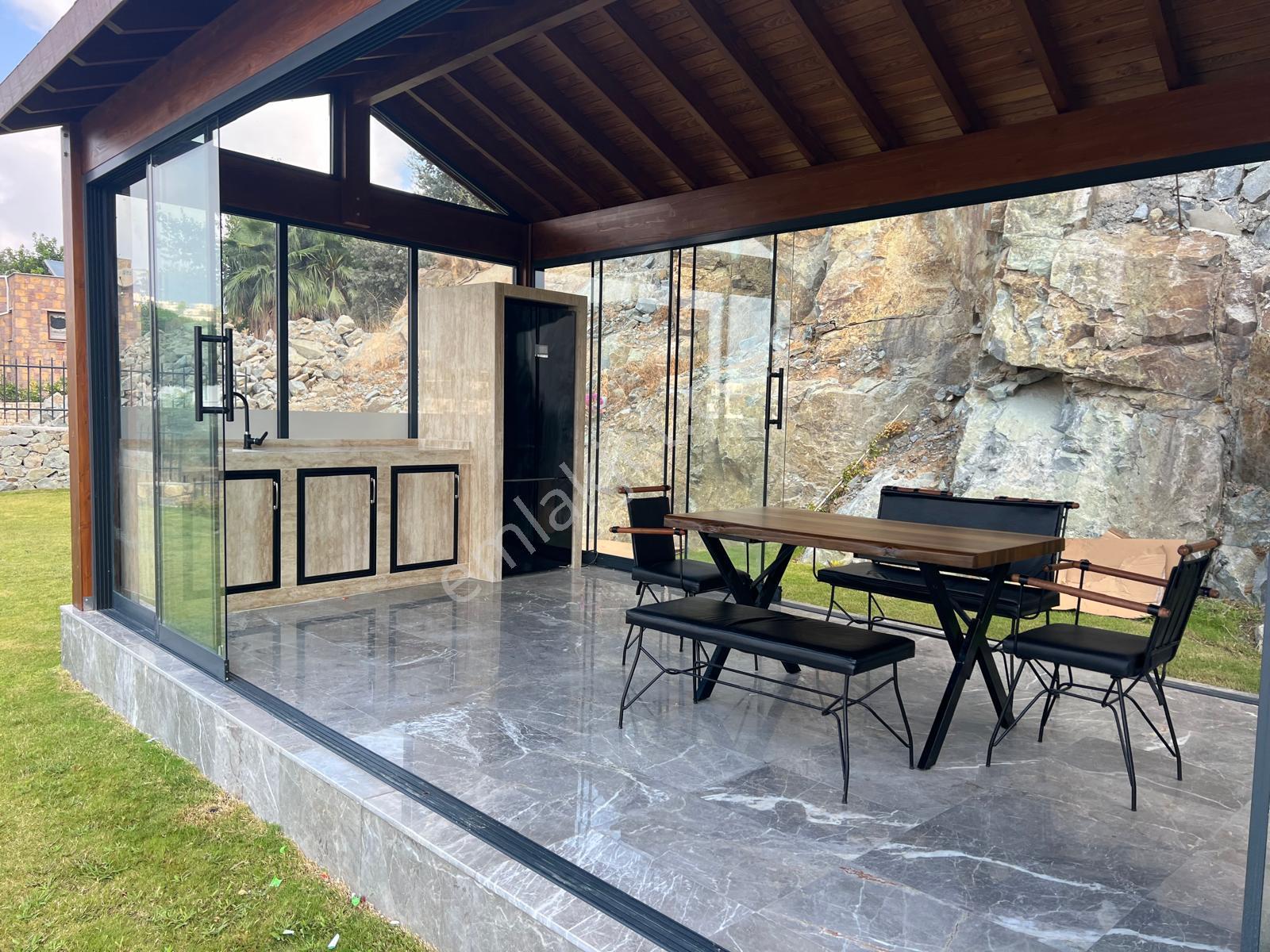 Bodrum Gümüşlük Peksimet Te Satılık 5+1 Havuzlu Bahçeli Villa - Görsel 11