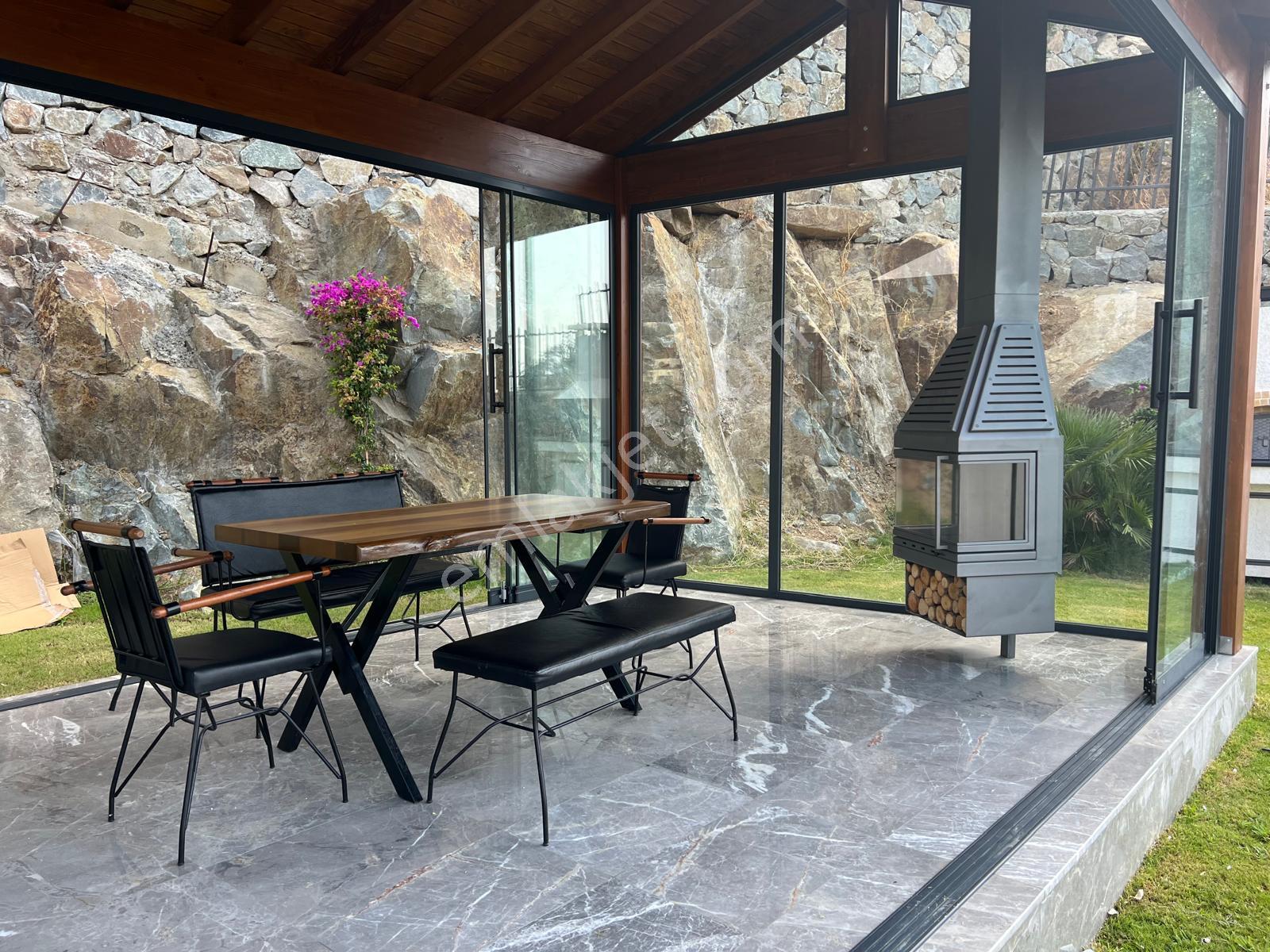Bodrum Gümüşlük Peksimet Te Satılık 5+1 Havuzlu Bahçeli Villa - Görsel 12