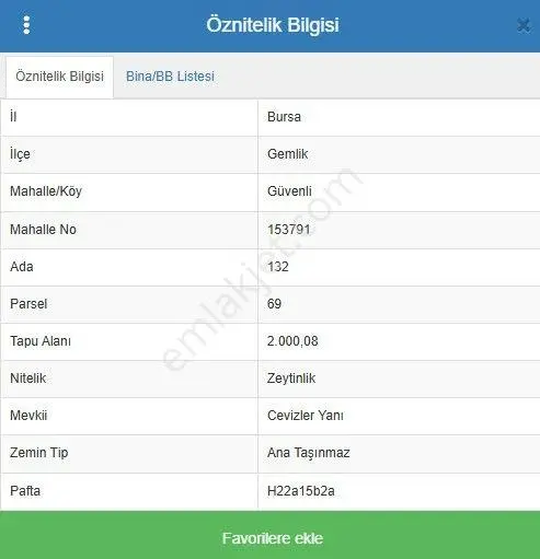 C21 Cius; Gemlik Güvenli’de 2.000 M² Zeytinlik - Görsel 5