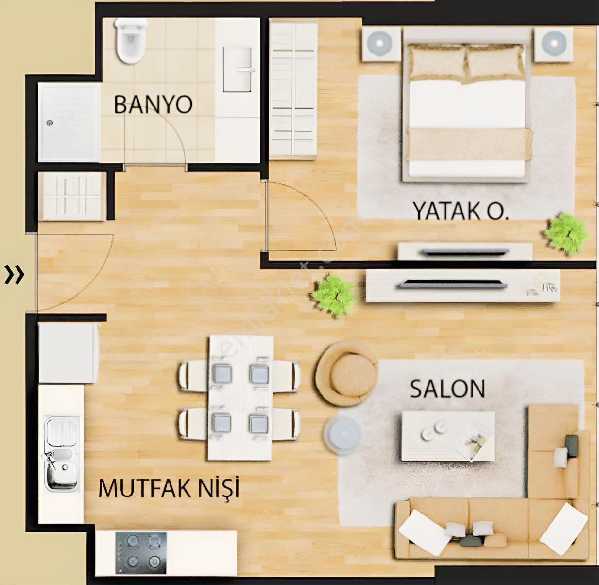 Kadıköy Fikirtepe Up Life A Blok 1+1 Hazır Tapulu Satılık - Görsel 10