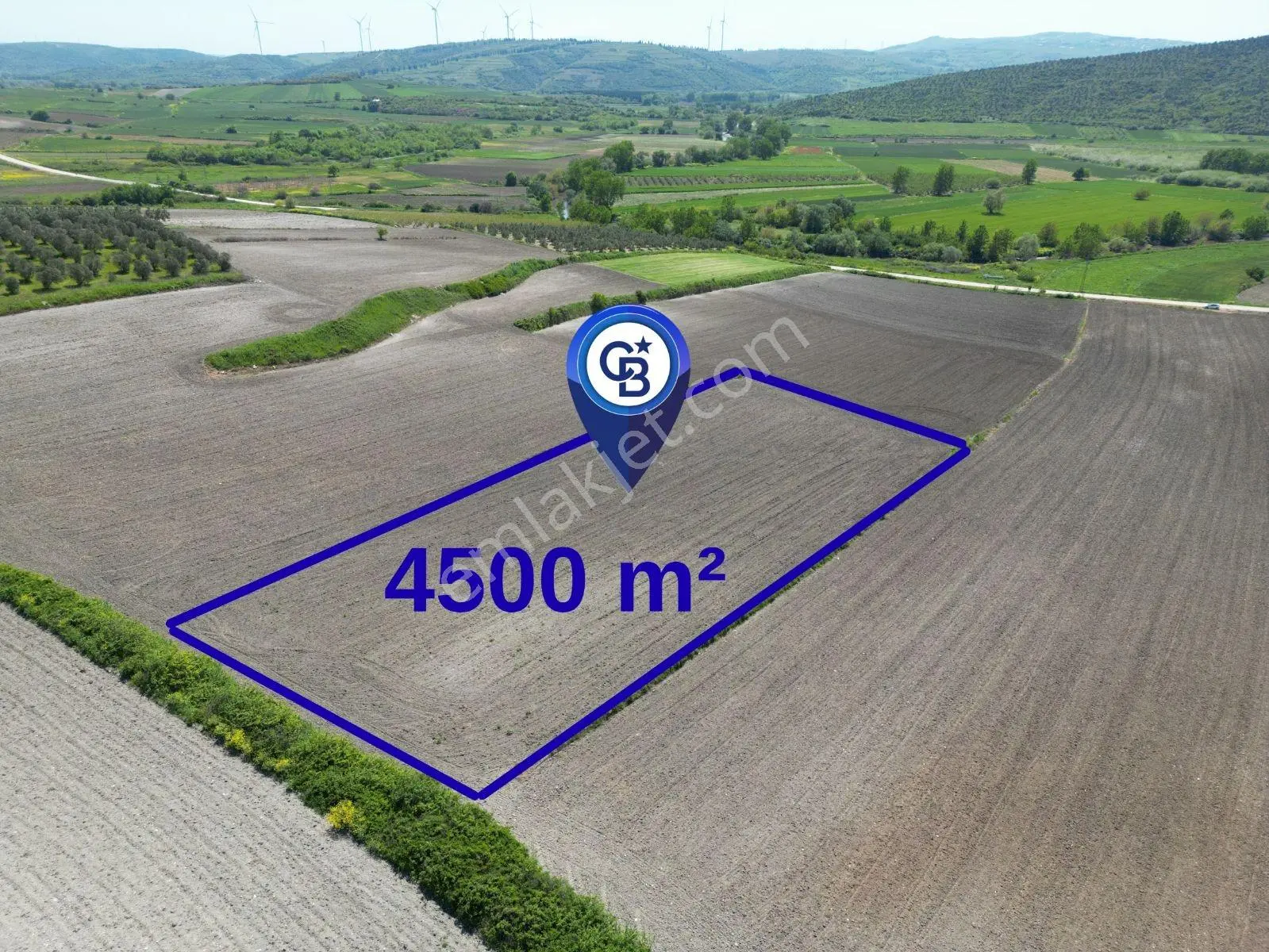 Bursa Karacabey Çeşnigir'de 4500 M² Verimli Tarım Arazisi