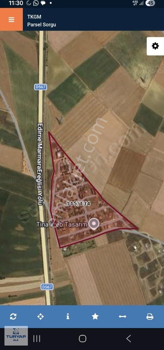 Turyap Alâ Ahmet Erdoğandan Çorlu Seymen'de Yerleşim İçinde Arsa - Görsel 4