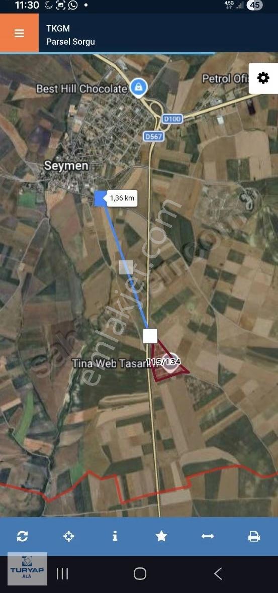 Turyap Alâ Ahmet Erdoğandan Çorlu Seymen'de Yerleşim İçinde Arsa - Görsel 7