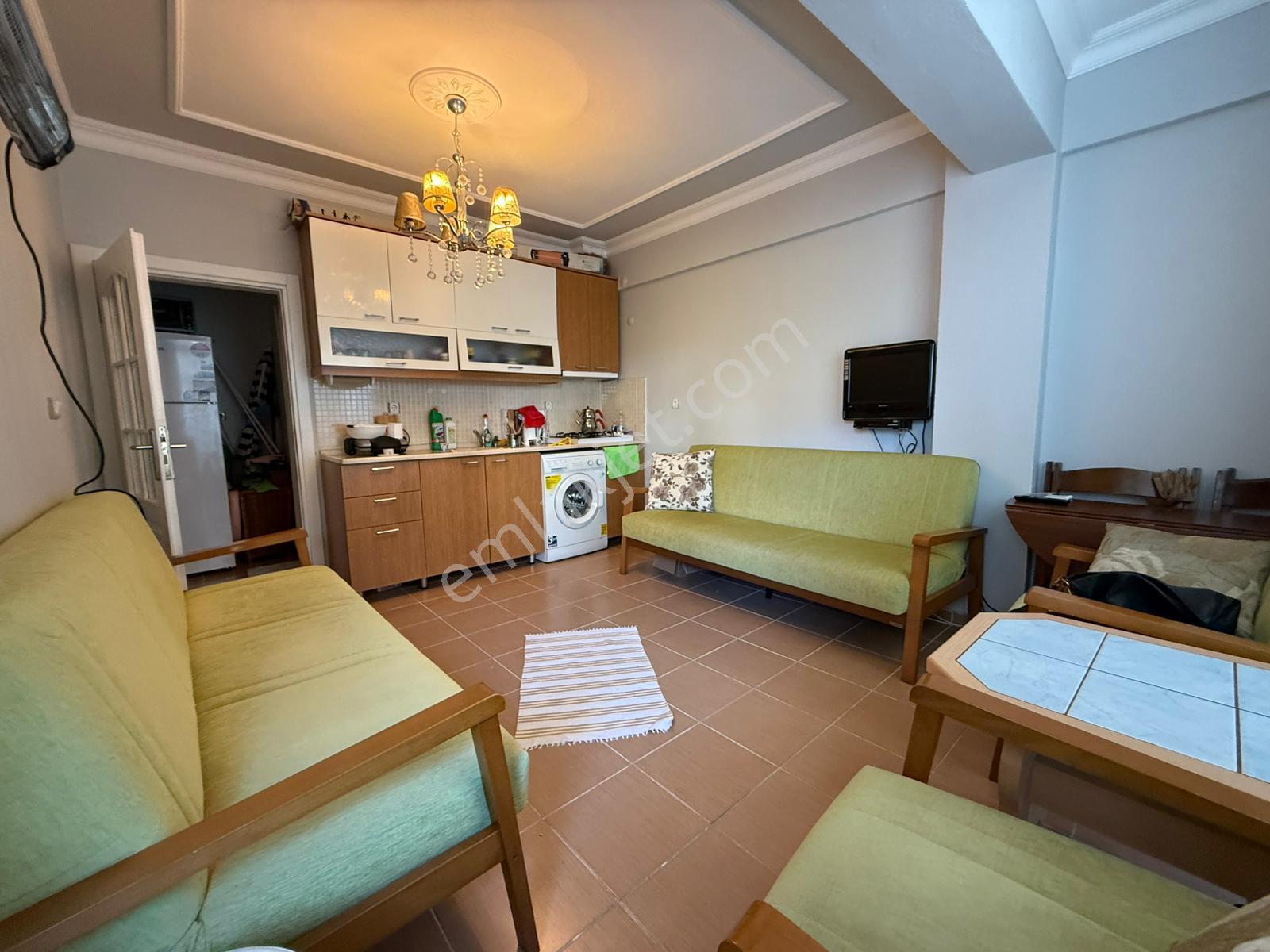 Havuzlu Site İçerisinde Yüksek Giriş Eşyalı 1+1 Satılık Daire - Görsel 13