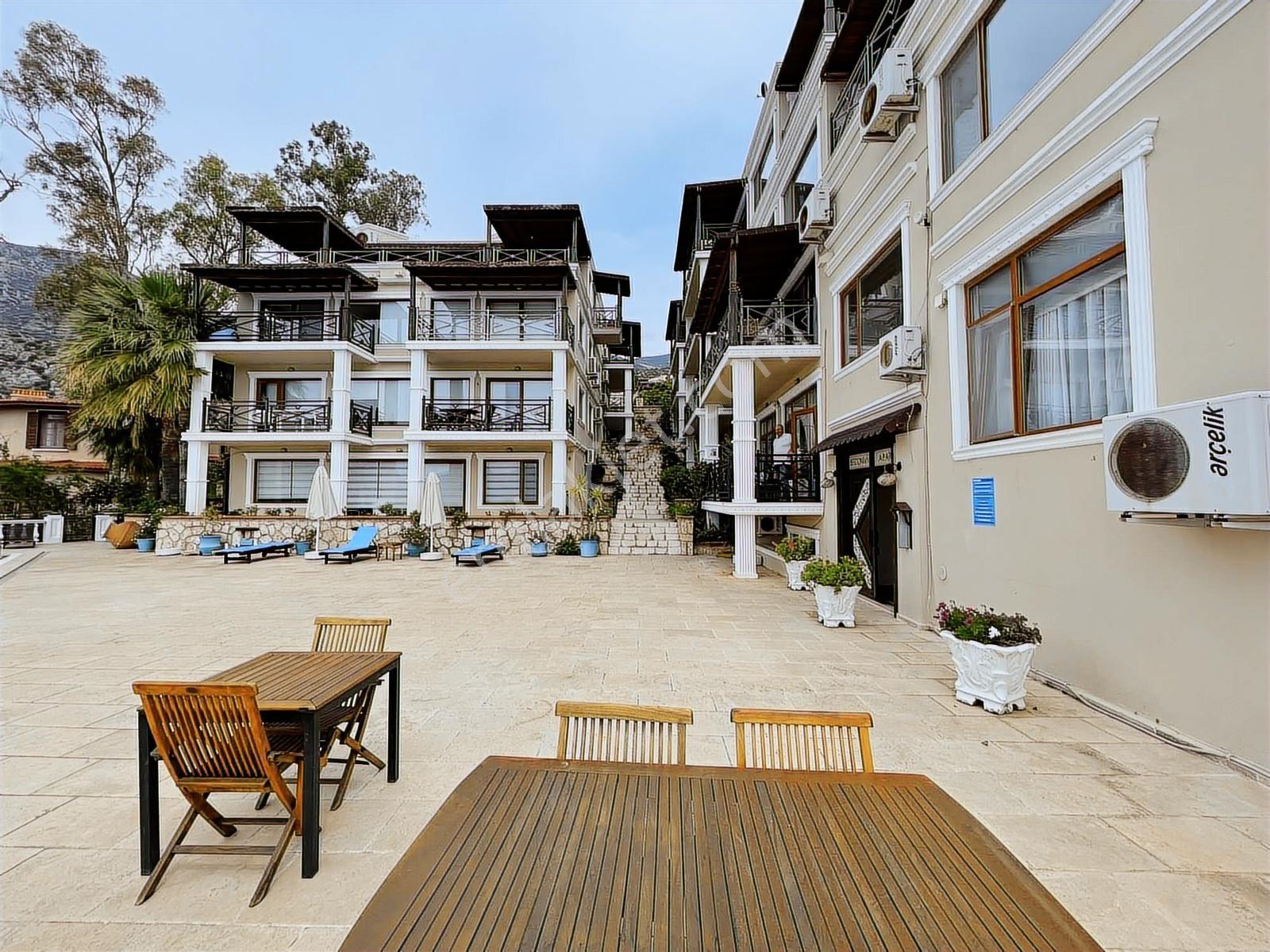 Kalkan Kışla'da Deniz Manzaralı Ortak Havuzlu Daire - Görsel 25