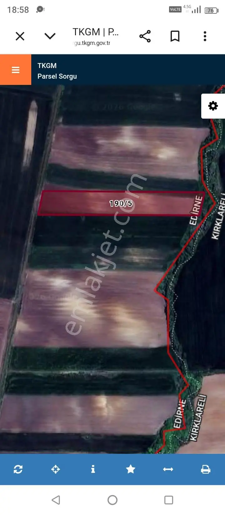 Edirne'de Satılık Arazi Geleceğe Yatırım: Büyükgerdelli Süloğlu Edirne'de Geniş Arazi 7.678 M² - Görsel 4