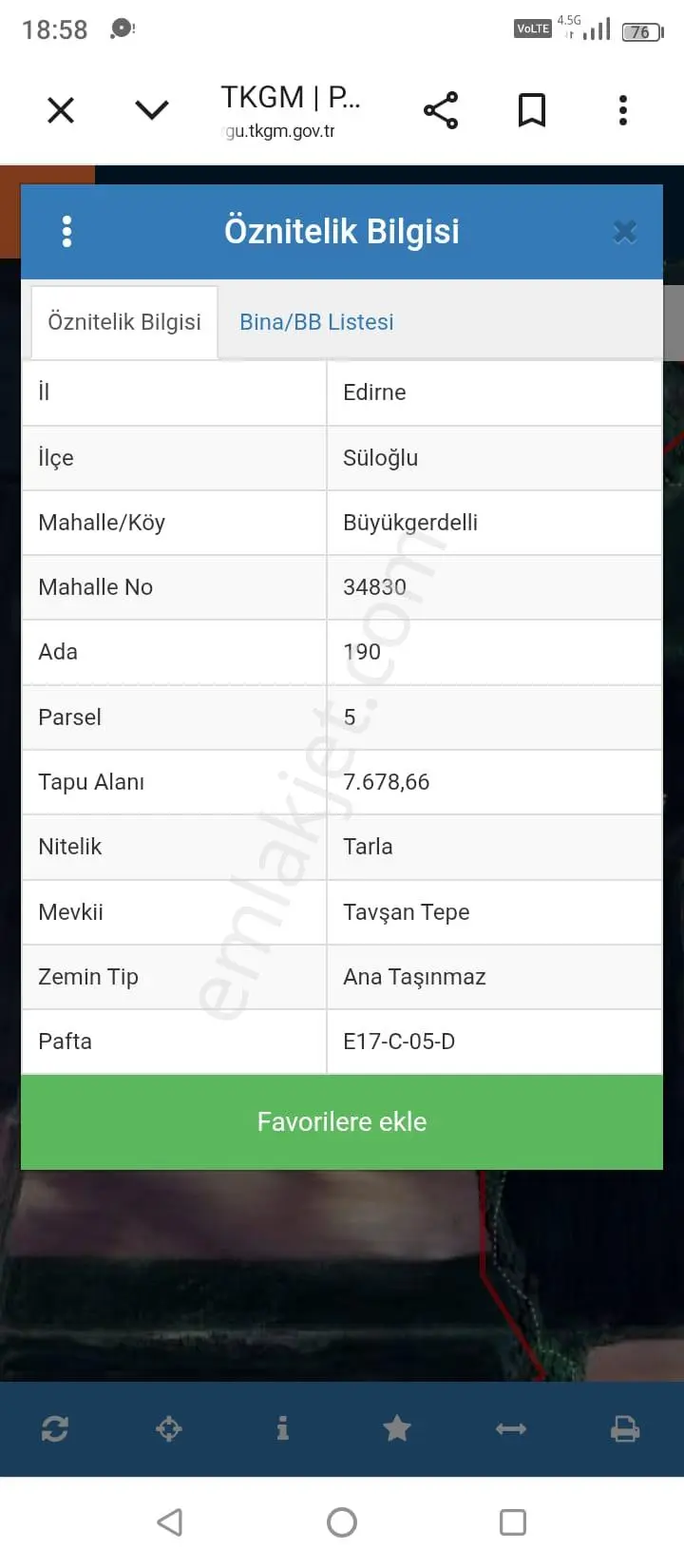 Edirne'de Satılık Arazi Geleceğe Yatırım: Büyükgerdelli Süloğlu Edirne'de Geniş Arazi 7.678 M² - Görsel 5