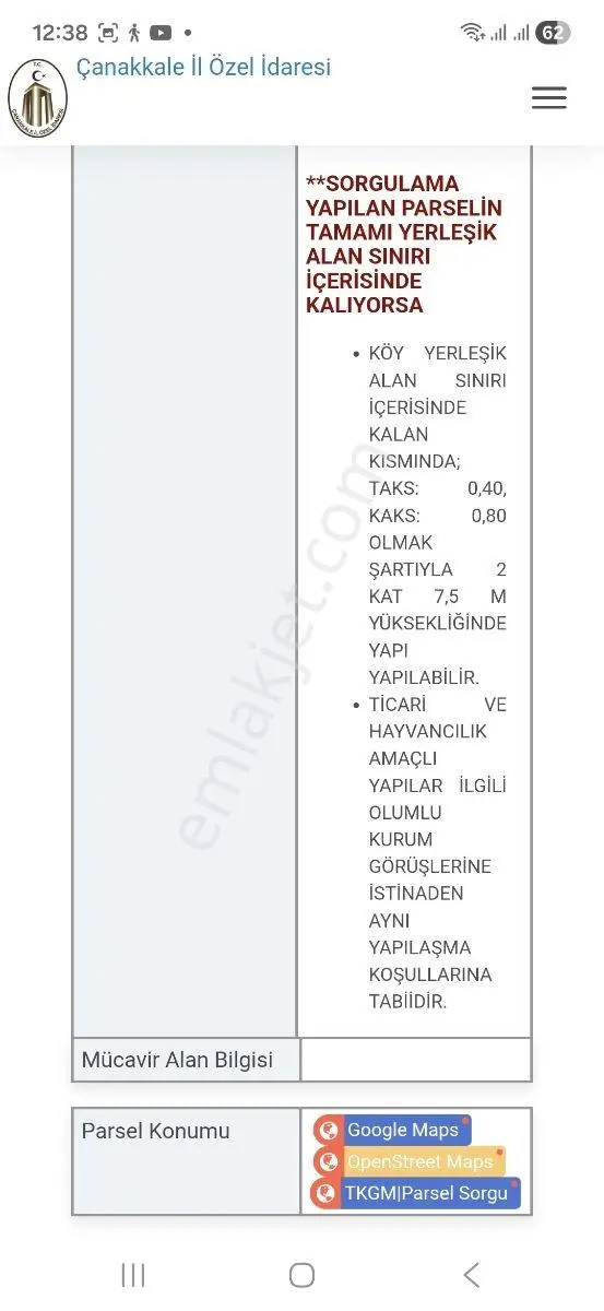 Çanakkale Merkez Ulupınar Köyünde Kaçırılmayacak Fırsat Arsa - Görsel 21