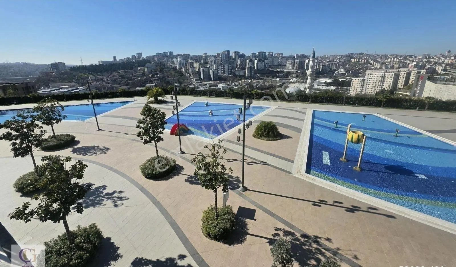 5.levent Torunlar Sitesinde Beyaz Eşyalı Kiralık 1+1 - Görsel 4