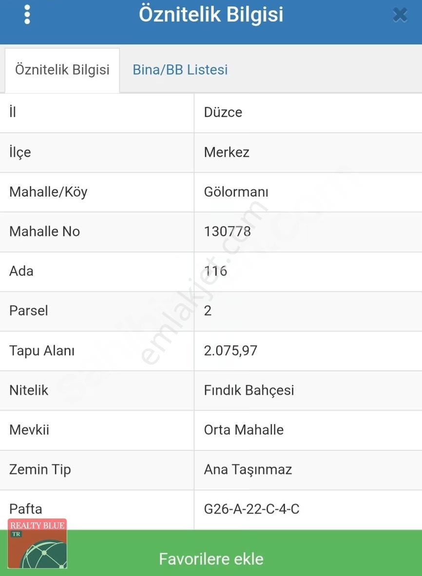 Düzce|merkez Mh|gölormanı Mevkinde Satılık Arazi/arsa - Görsel 4