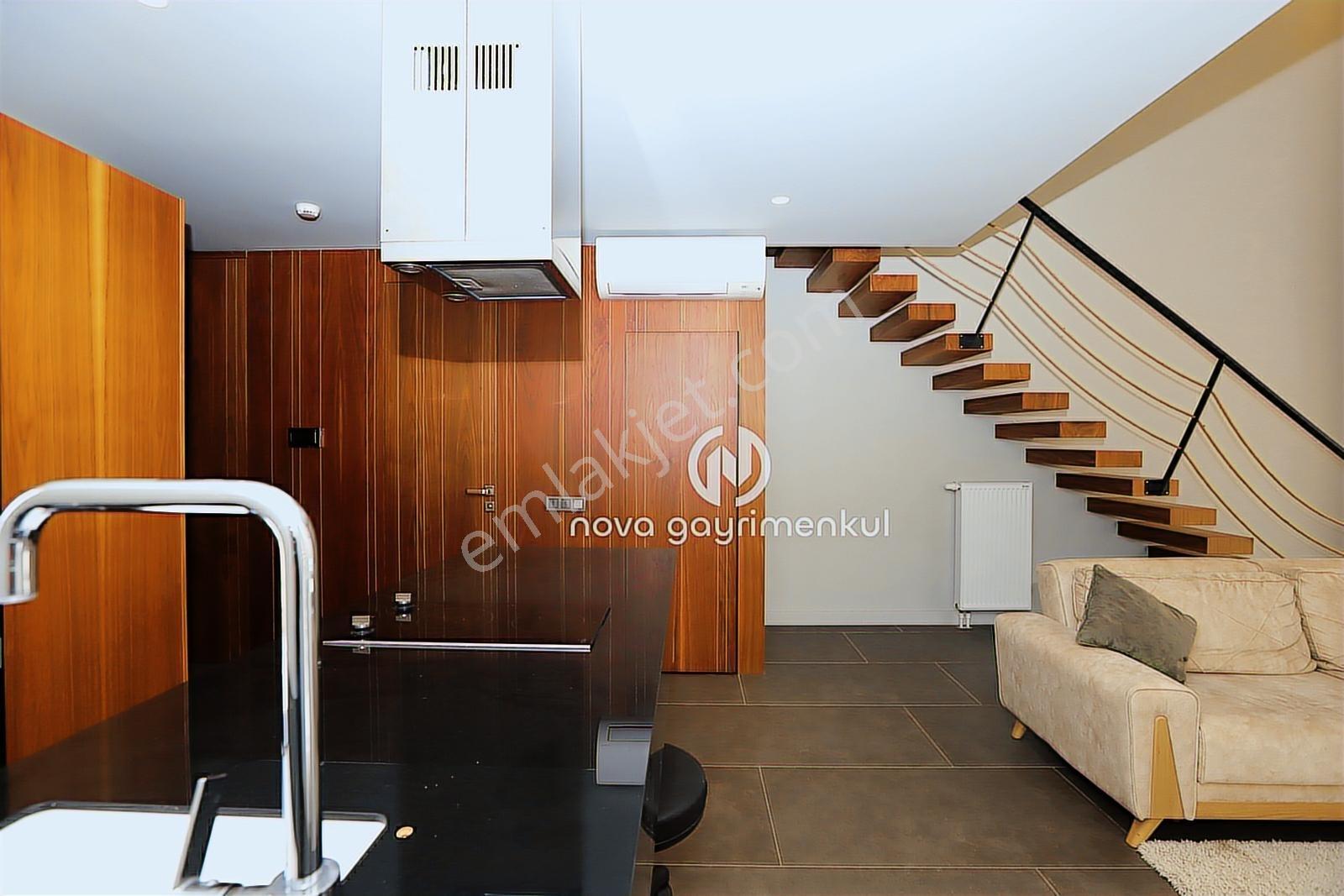 **nova** Çiftlikköy'de Süper Lüks Eşyalı Kiralık 1+1 Dubleks - Görsel 16