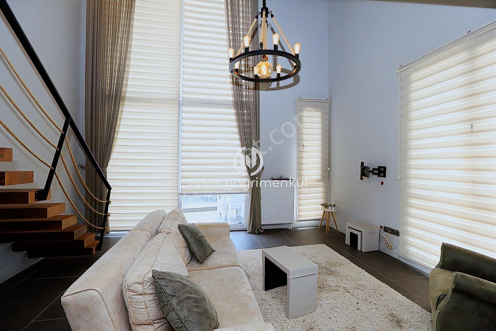 **nova** Çiftlikköy'de Süper Lüks Eşyalı Kiralık 1+1 Dubleks - Görsel 32