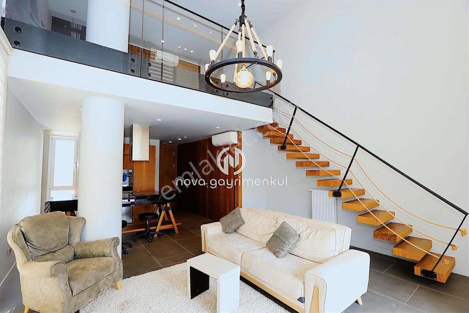 **nova** Çiftlikköy'de Süper Lüks Eşyalı Kiralık 1+1 Dubleks - Görsel 4