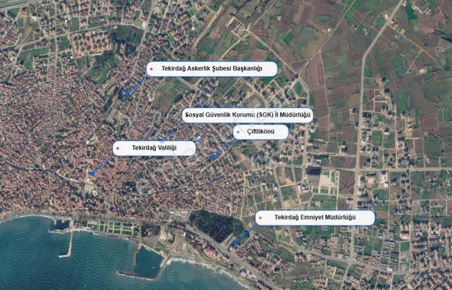 Tekirdağ Süleymanpaşa Çiftlikönü Asansörlü İskanlı Satılık 2+1 - Görsel 8