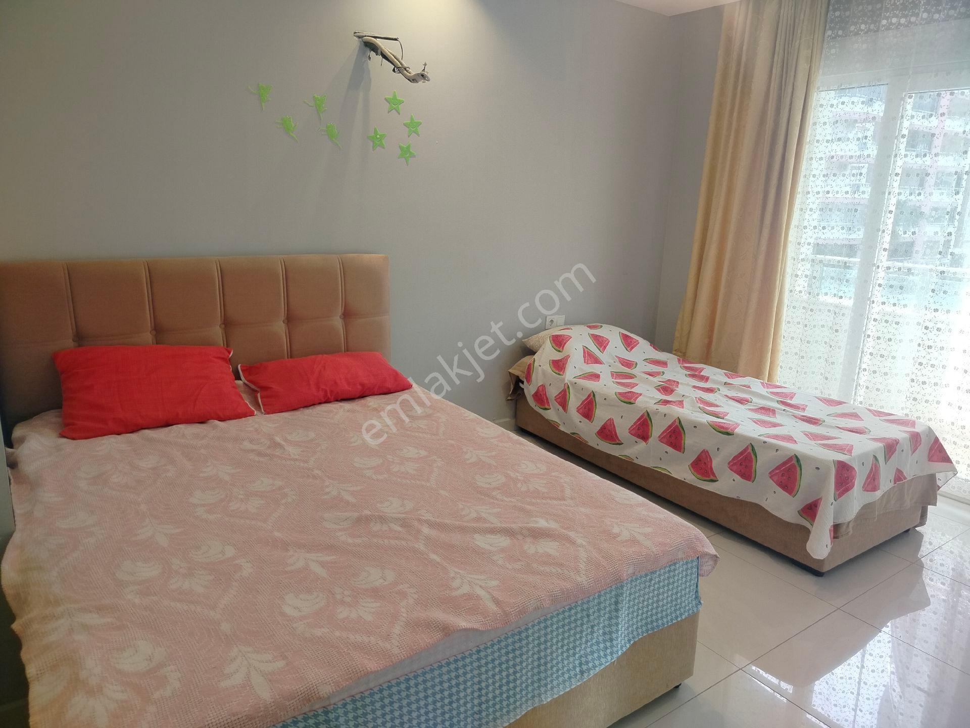 Denıze Cok Yakın Mahmutlar Dort Yol Kavsagonda Kıralık Esyalı Residans - Görsel 26
