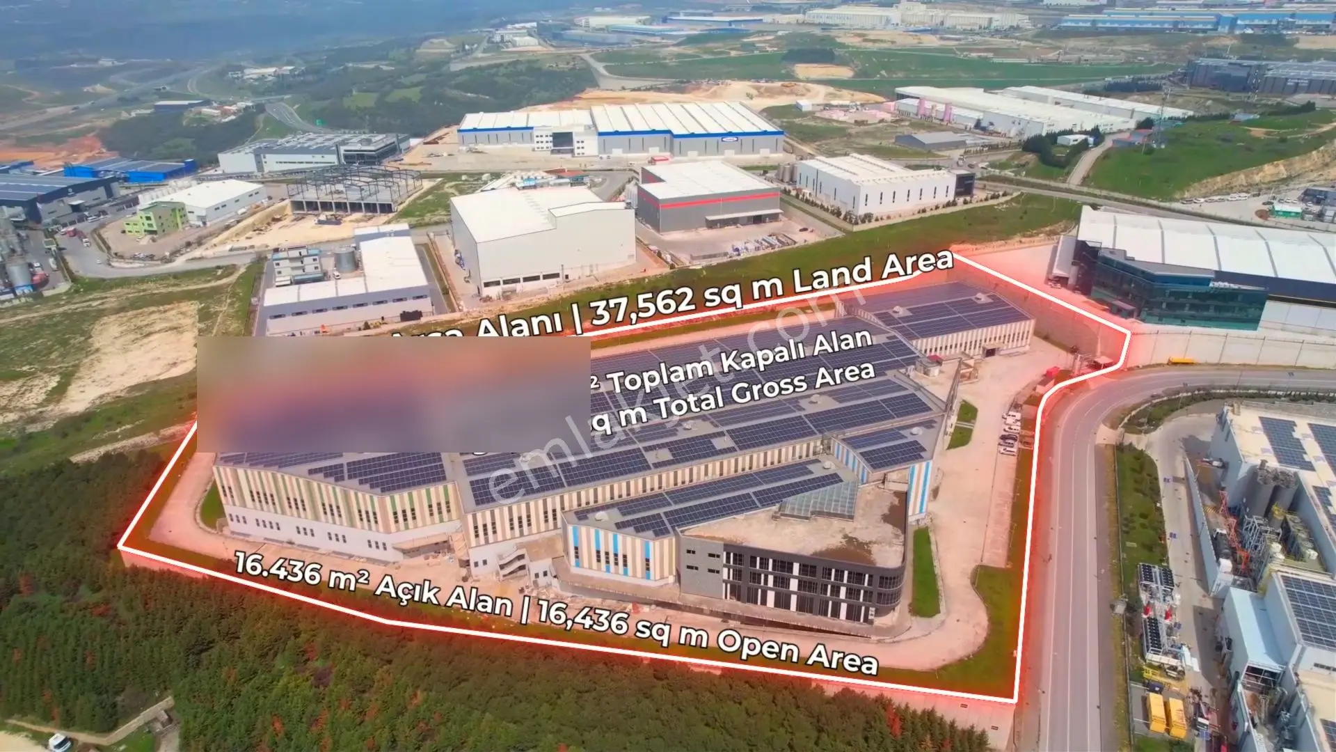 Gebkim Osb 38.274 M² Kapalı 2.5 Mw Gesli Satılık Fabrika