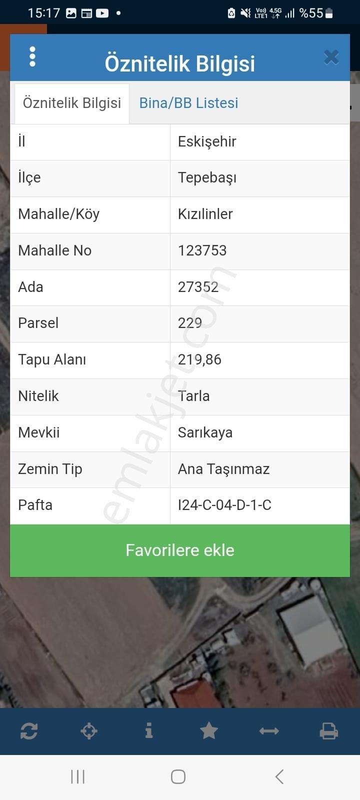 Tepebaşı Kızılinler'de Satılık Yatırımlık Tarlalar Foresta - Görsel 6