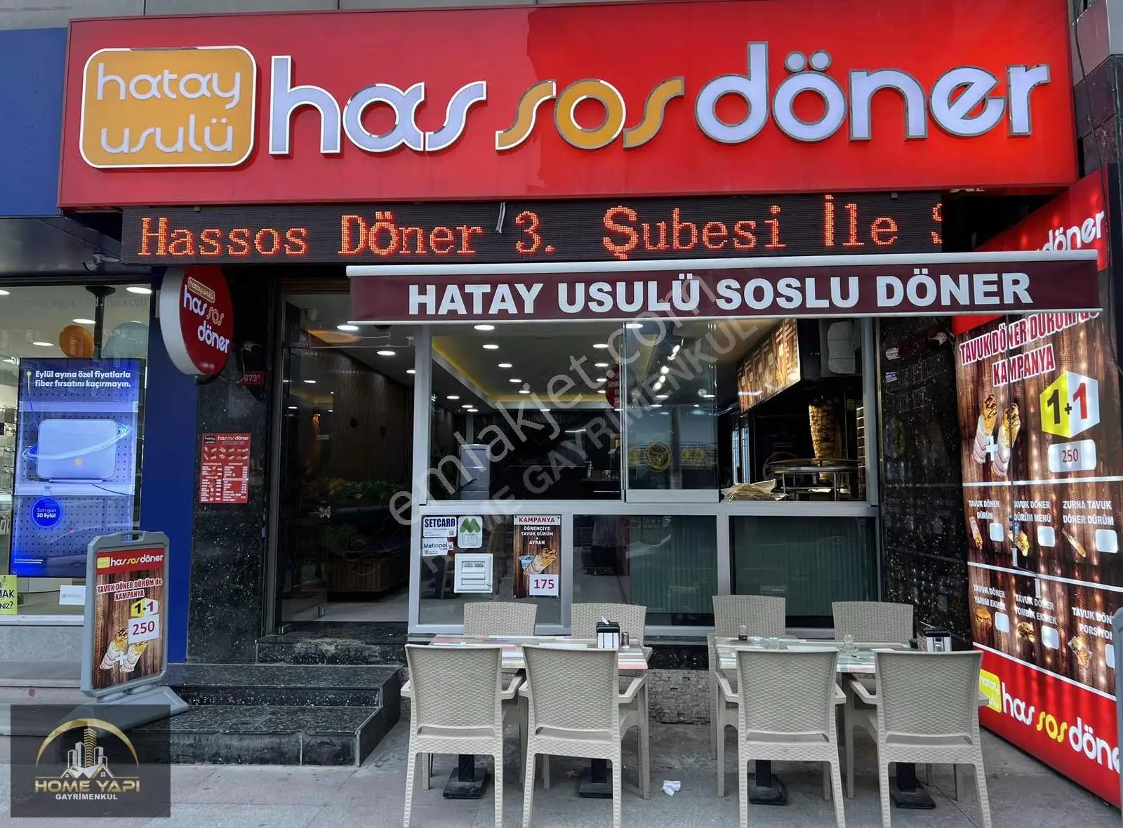 Home'dan Mükemmel Lokasyonda İşlek Cadde Üzeri Devren Kiralık.!!