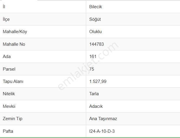 Mustafa Yılmaz'dan Söğüt Oluklu'da 4.390m² Arazi - Görsel 8