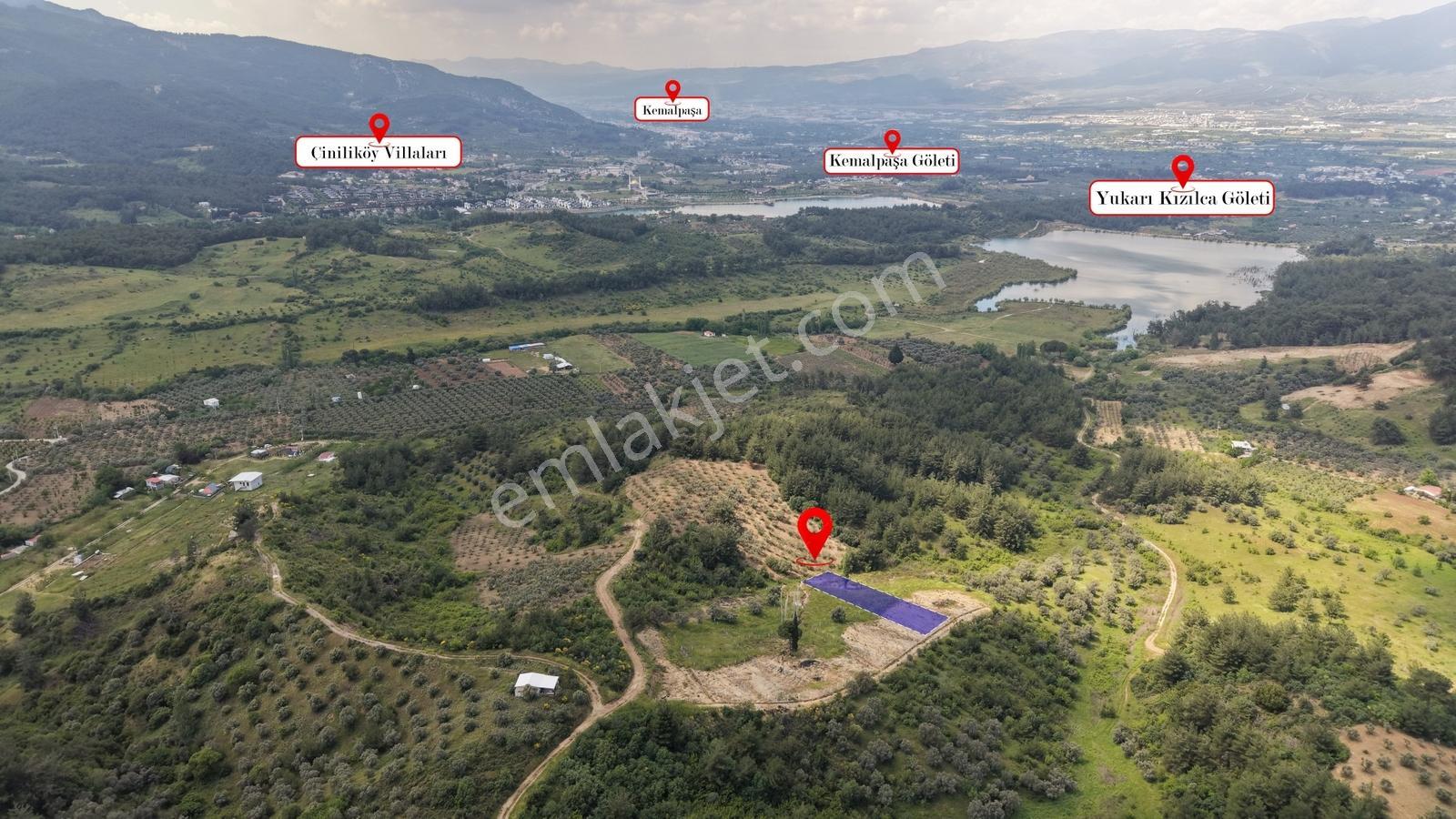 Yukarıkızılca Da Satılık 1.103 M² Gölet Manzaralı Tapulu Bahçe - Görsel 2