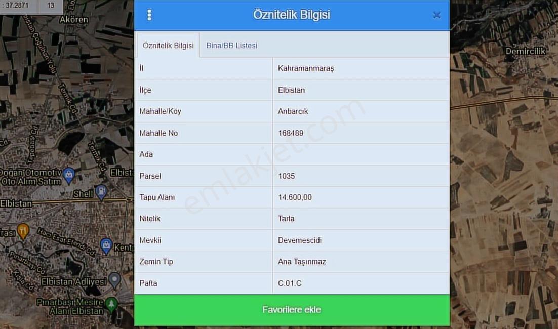 Kahramanmaraş Elbistan Söğütlü'de 14.030 M2 Satılık Arazi - Görsel 9